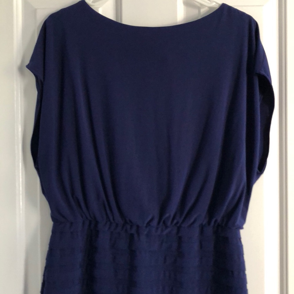 Adrianna Papell size 12 cobalt cocktail dress